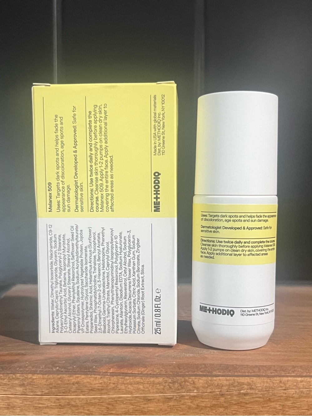 Melanex 509 Niacinamide Resveratrol Vitamin C 25 ml  / .8 oz - New in Box! - Picture 2 of 2